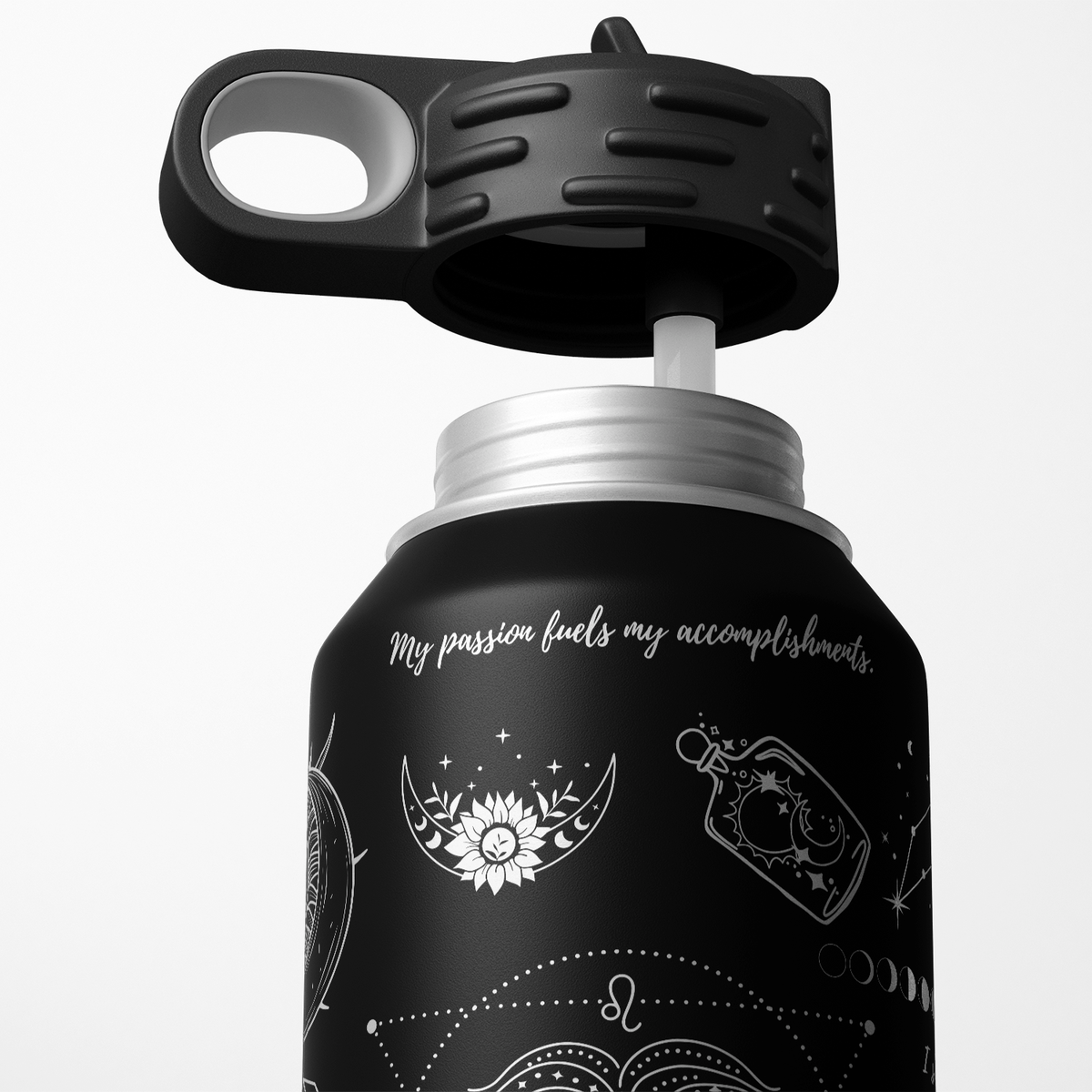 Zodiac Sign Leo 32oz Sport Water Bottle