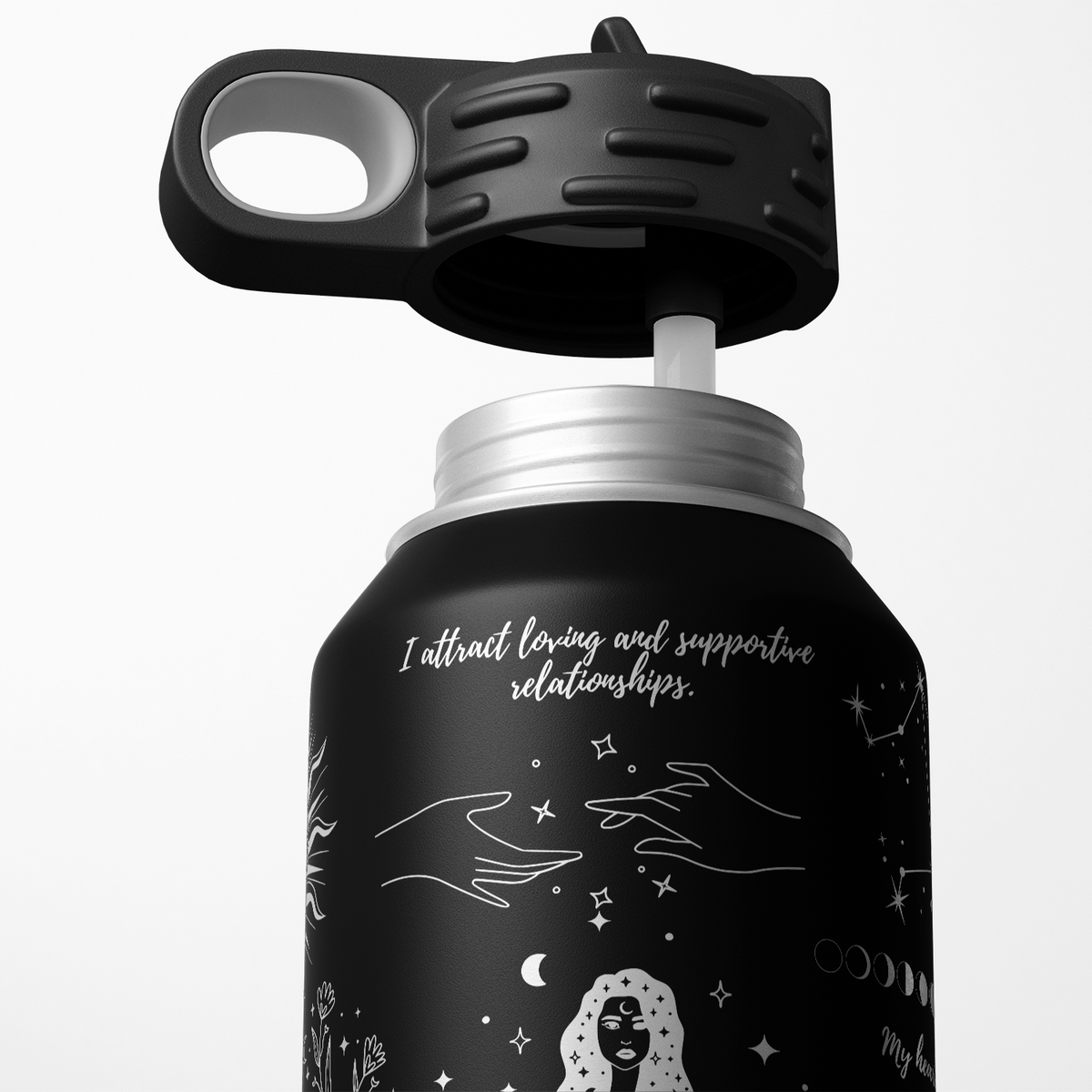 Zodiac Sign Libra 32oz Sport Water Bottle
