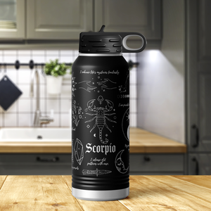 Zodiac Sign Scorpio 32oz Sport Water Bottle