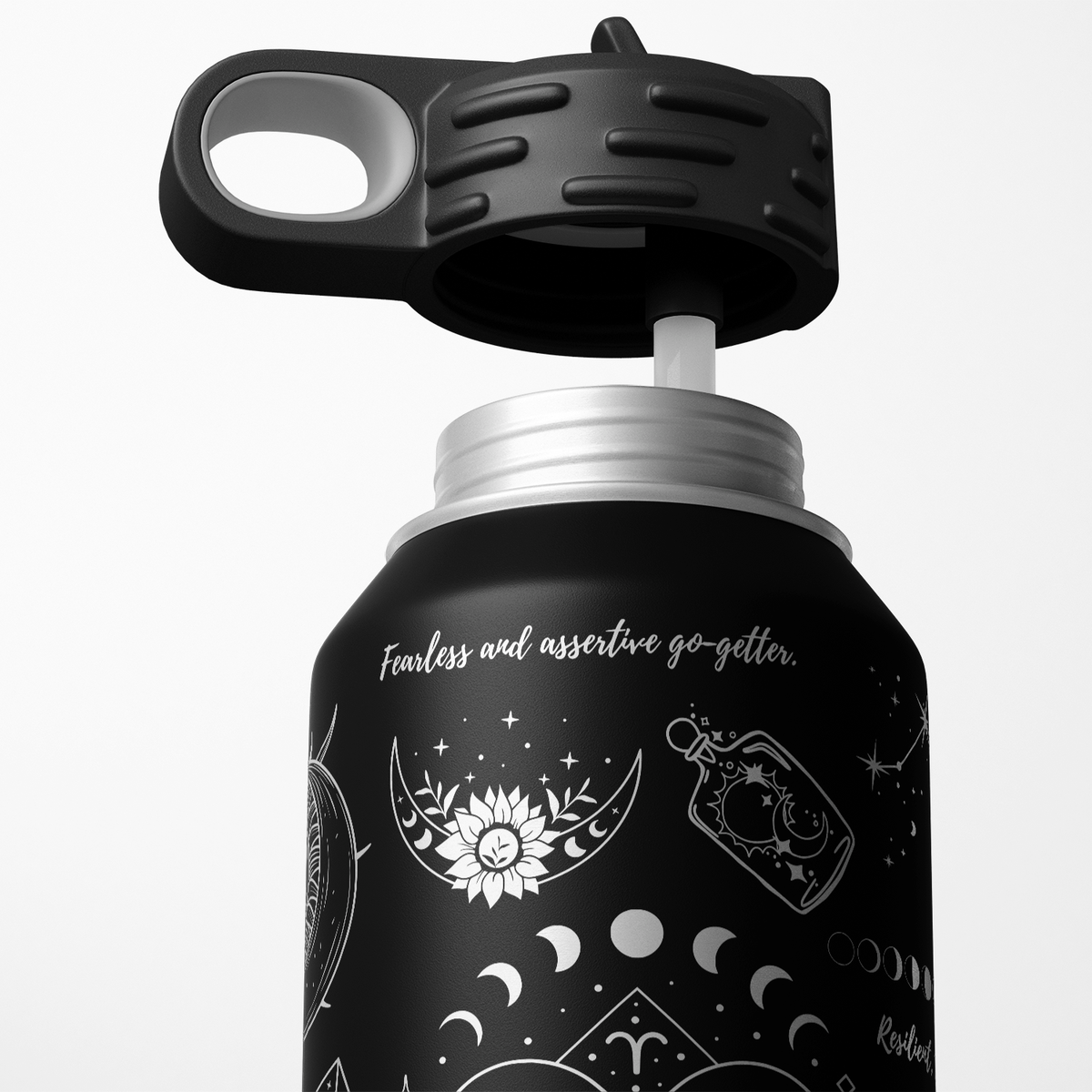 Zodiac Sign Aries 32oz Sport Water Bottle
