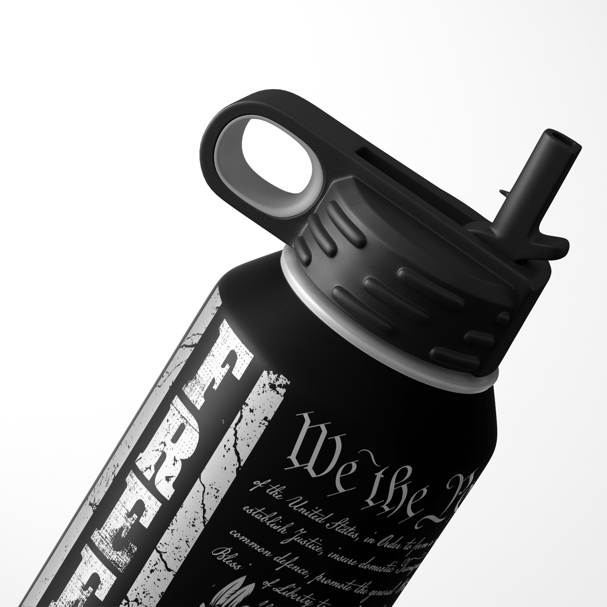 Freedom We The People American Eagle 32oz Sport Water Bottle