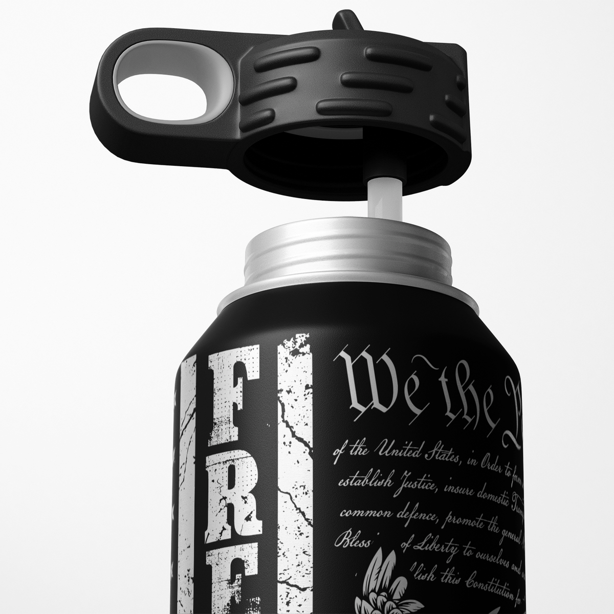 Freedom We The People American Eagle 32oz Sport Water Bottle