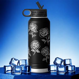 Roses 32oz Sport Water Bottle