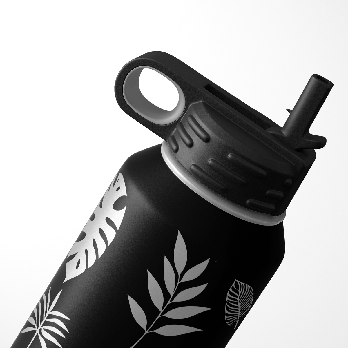 Tropical Leaf 32oz Sport Water Bottle