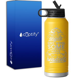 Dispatcher Not all Angels have Wings 32oz Sport Water Bottle