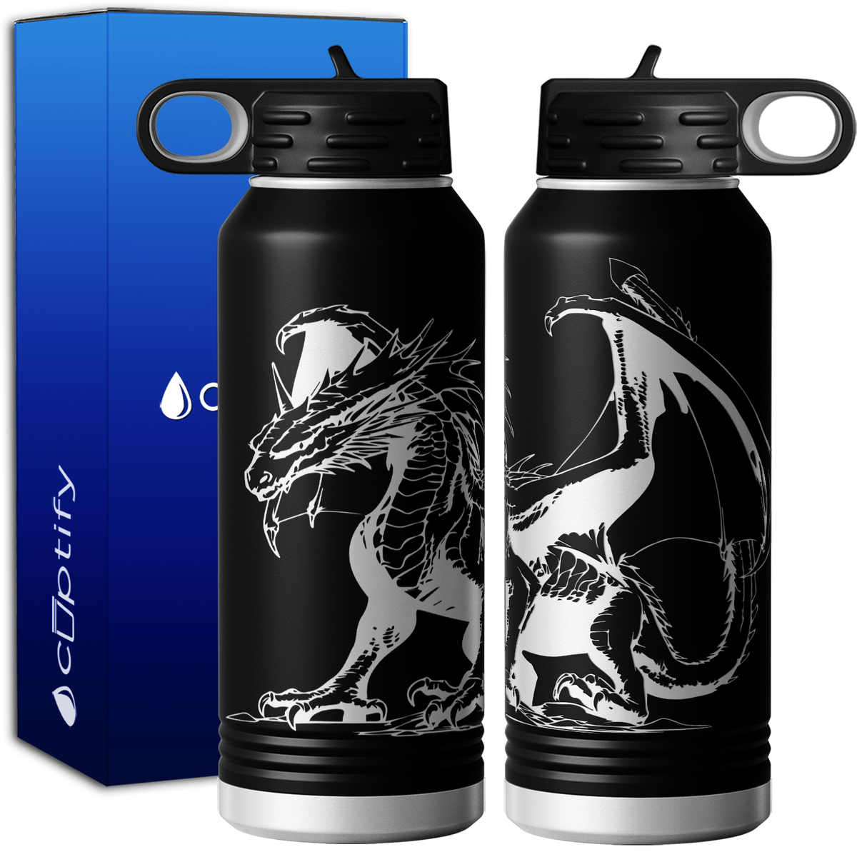 Dragon 32oz Sport Water Bottle