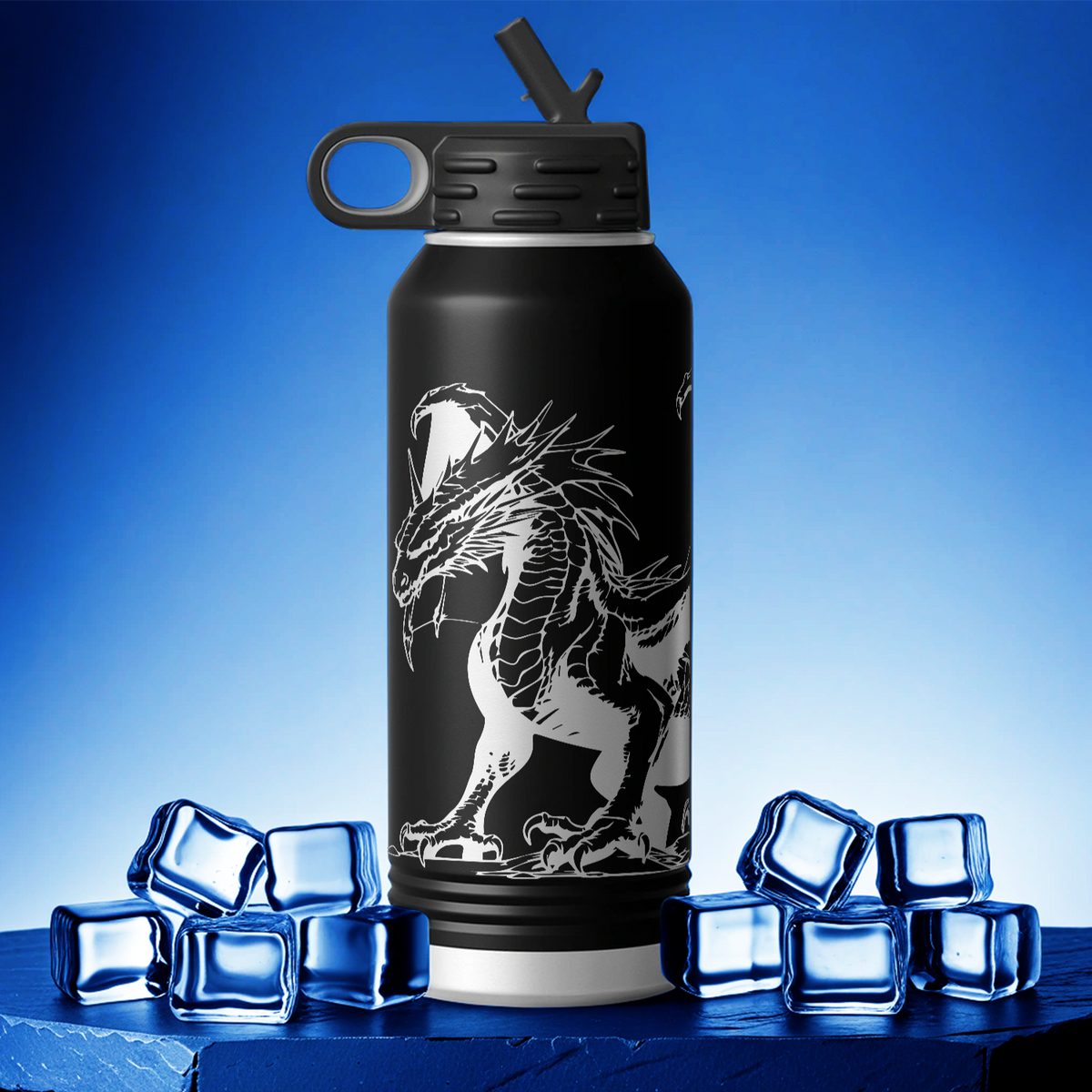 Dragon 32oz Sport Water Bottle