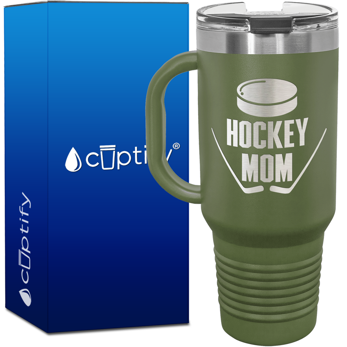 Hockey Mom 40oz Travel Mug