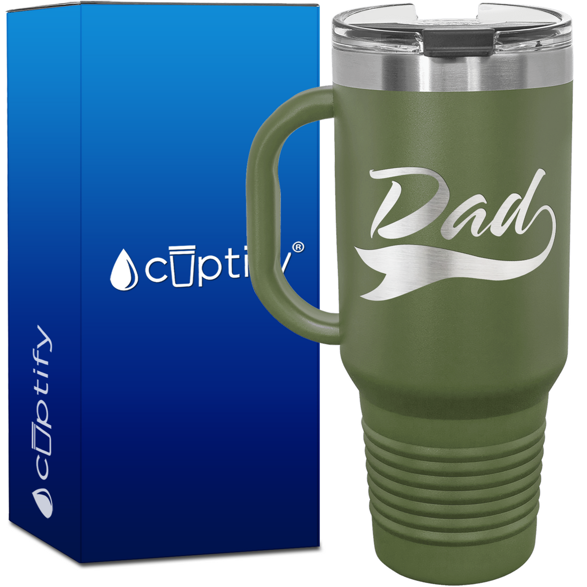 Dad 40oz Dad Travel Mug