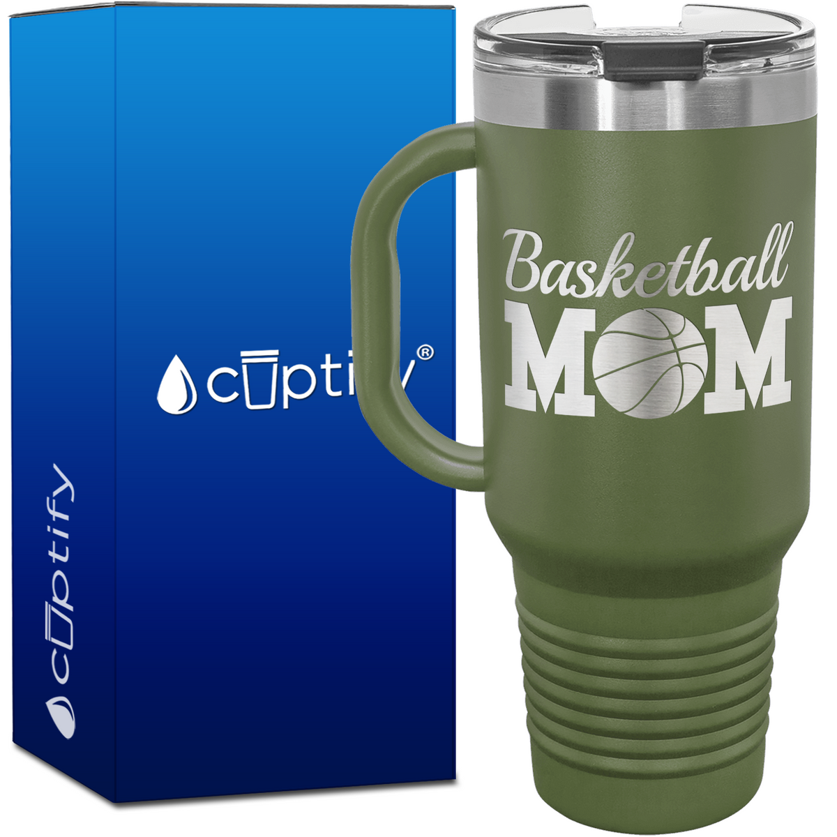 Basketball Mom 40oz Mom Travel Mug