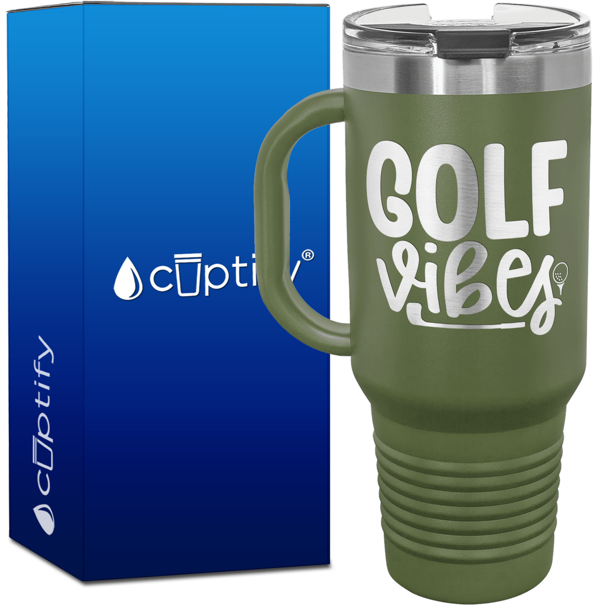 Golf Vibes 40oz Golf Travel Mug