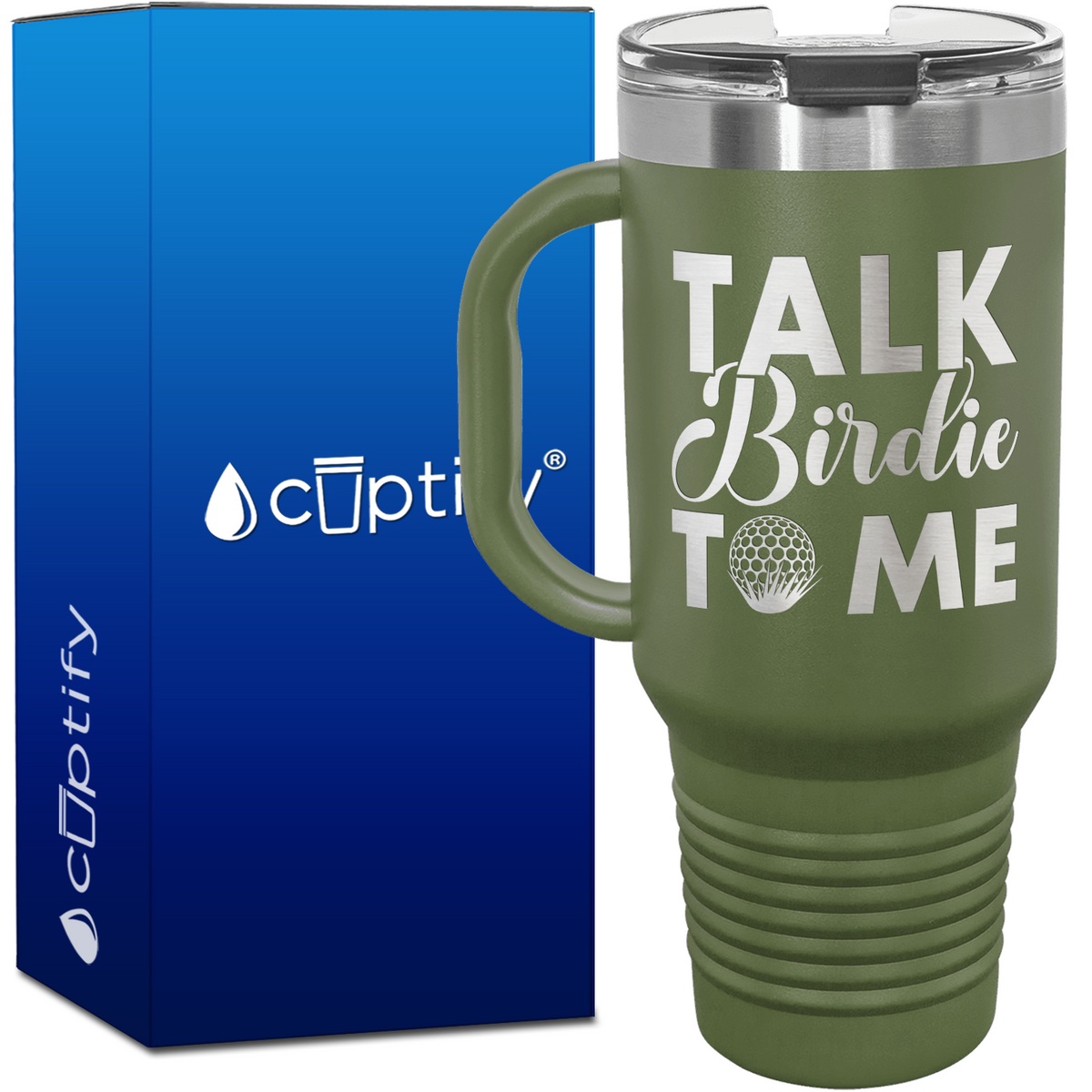 Talk Birdie to Me 40oz Golf Travel Mug