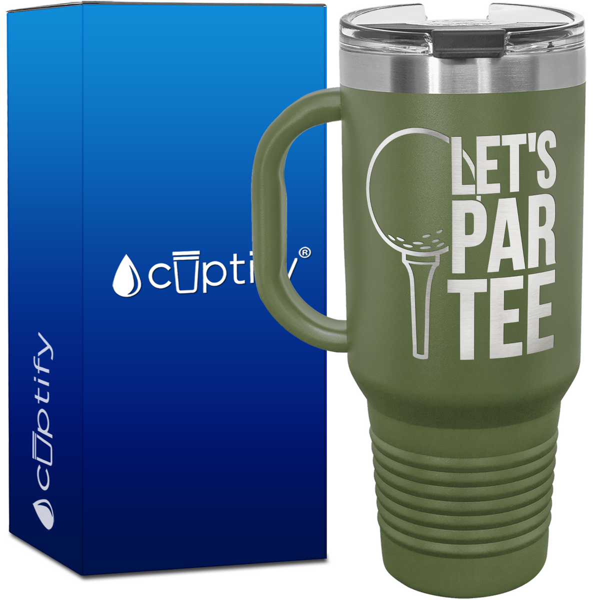 Golf Let's Par Tee 40oz Golf Travel Mug