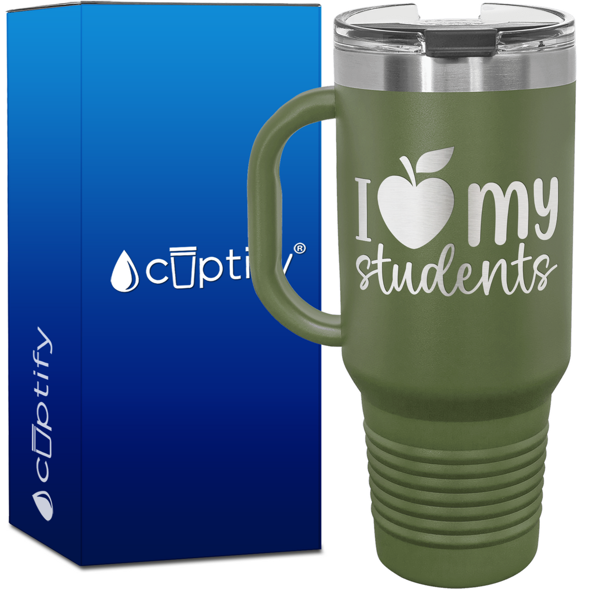 I Love My Students 40oz Teacher Travel Mug