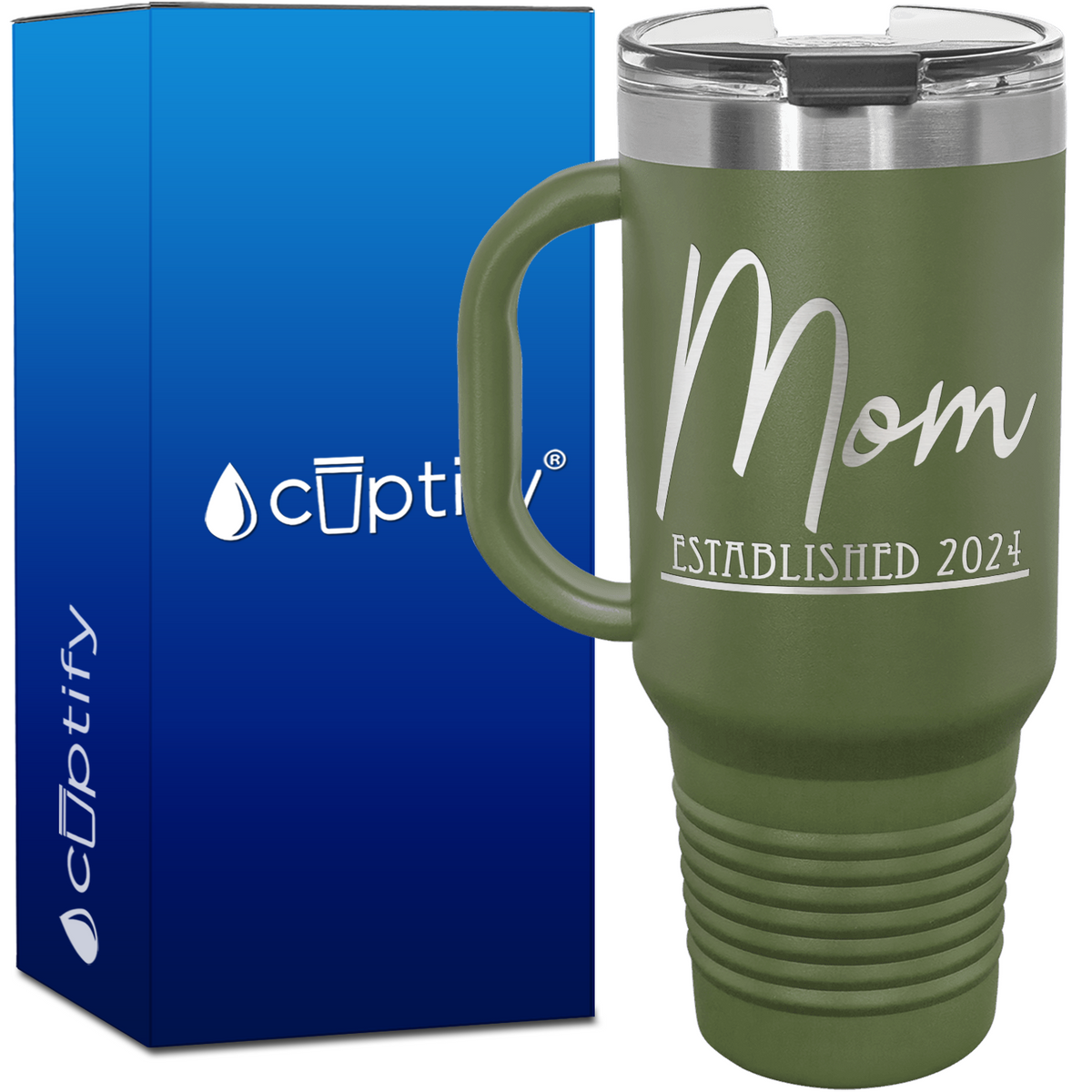 Mom Established 40oz Mom Travel Mug