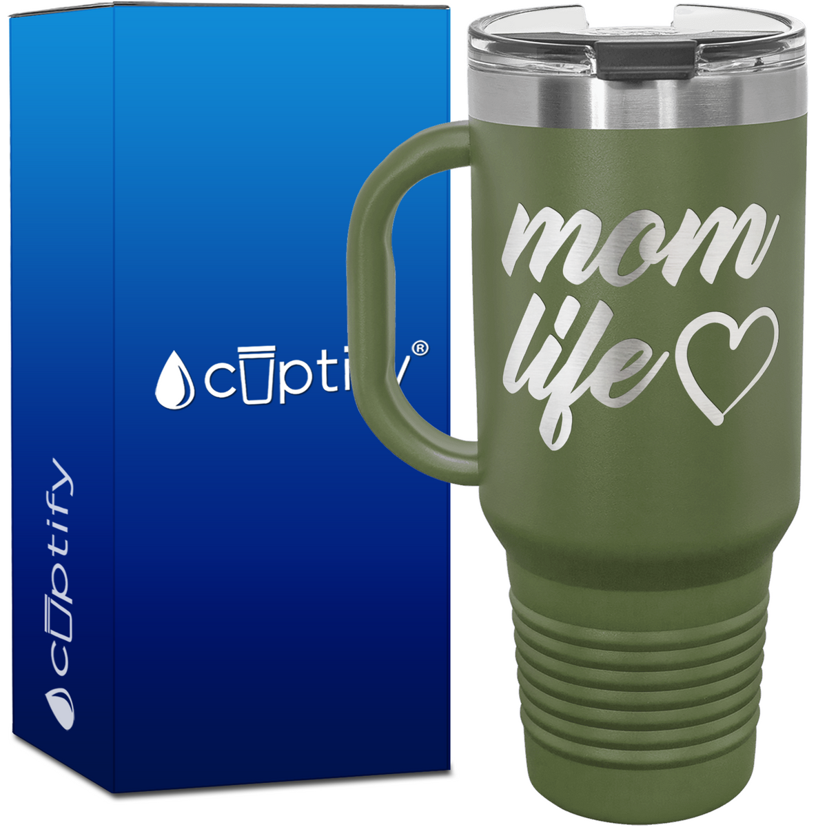Mom Life 40oz Mom Travel Mug