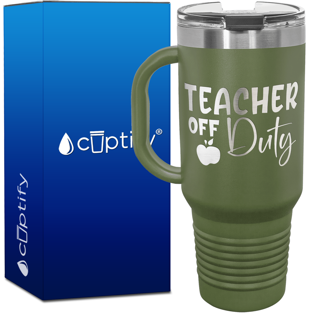 Teacher off Duty 40oz Teacher Travel Mug