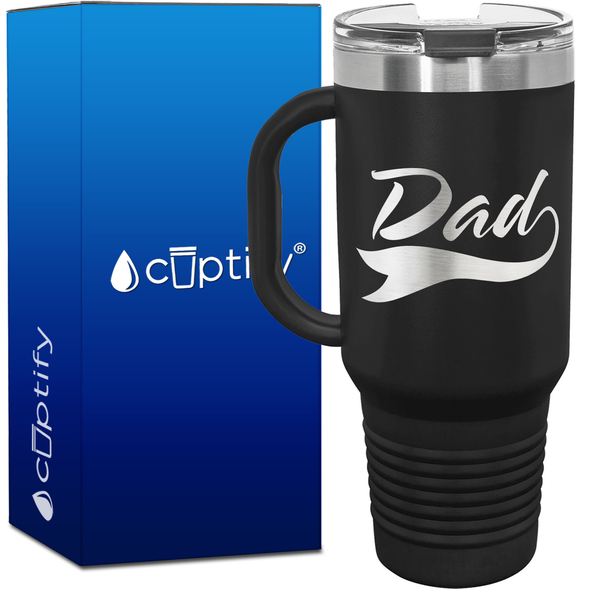 Dad 40oz Dad Travel Mug
