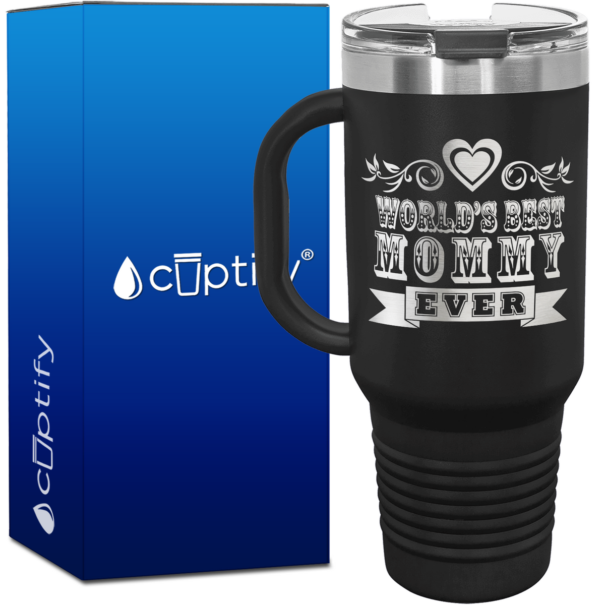 Worlds Best Mom Ever 40oz Mom Travel Mug