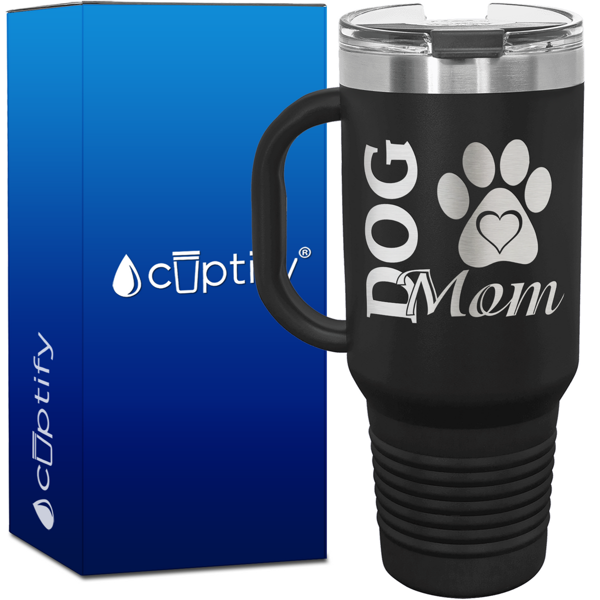 Dog Mom 40oz Mom Travel Mug