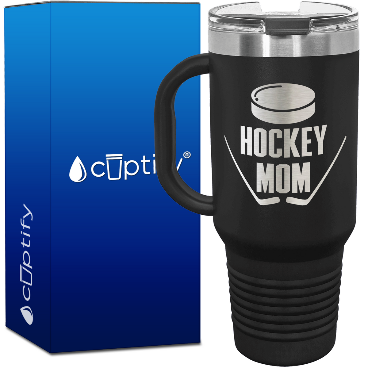 Hockey Mom 40oz Travel Mug