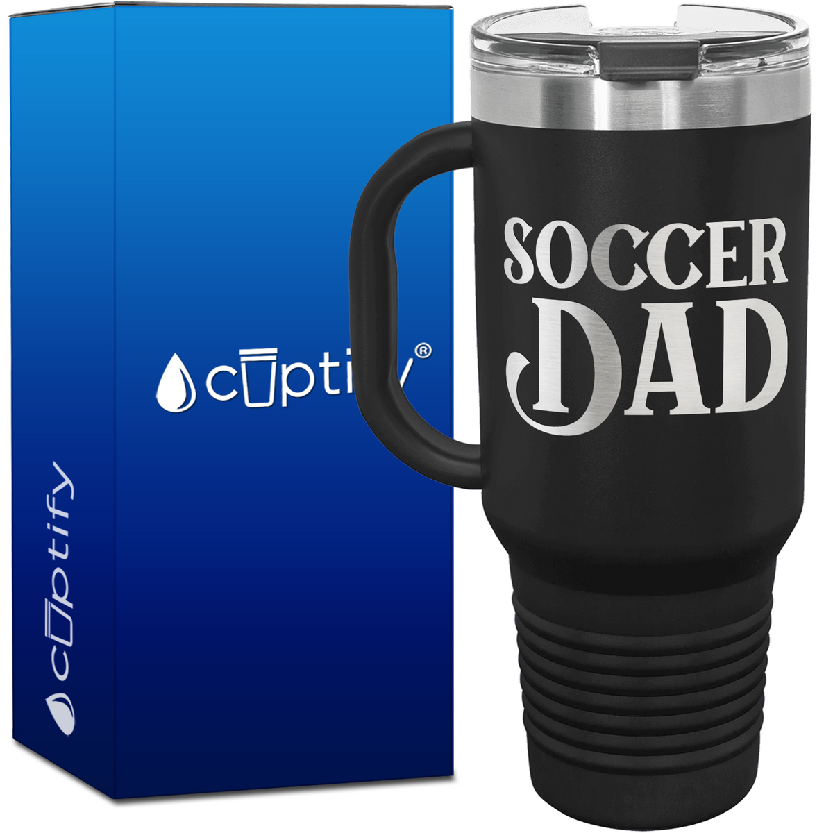 Soccer Dad 40oz Soccer Travel Mug