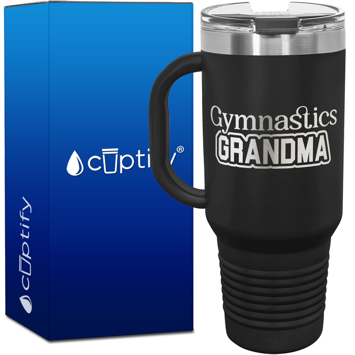 Gymnastics Grandma 40oz Gymnastics Travel Mug