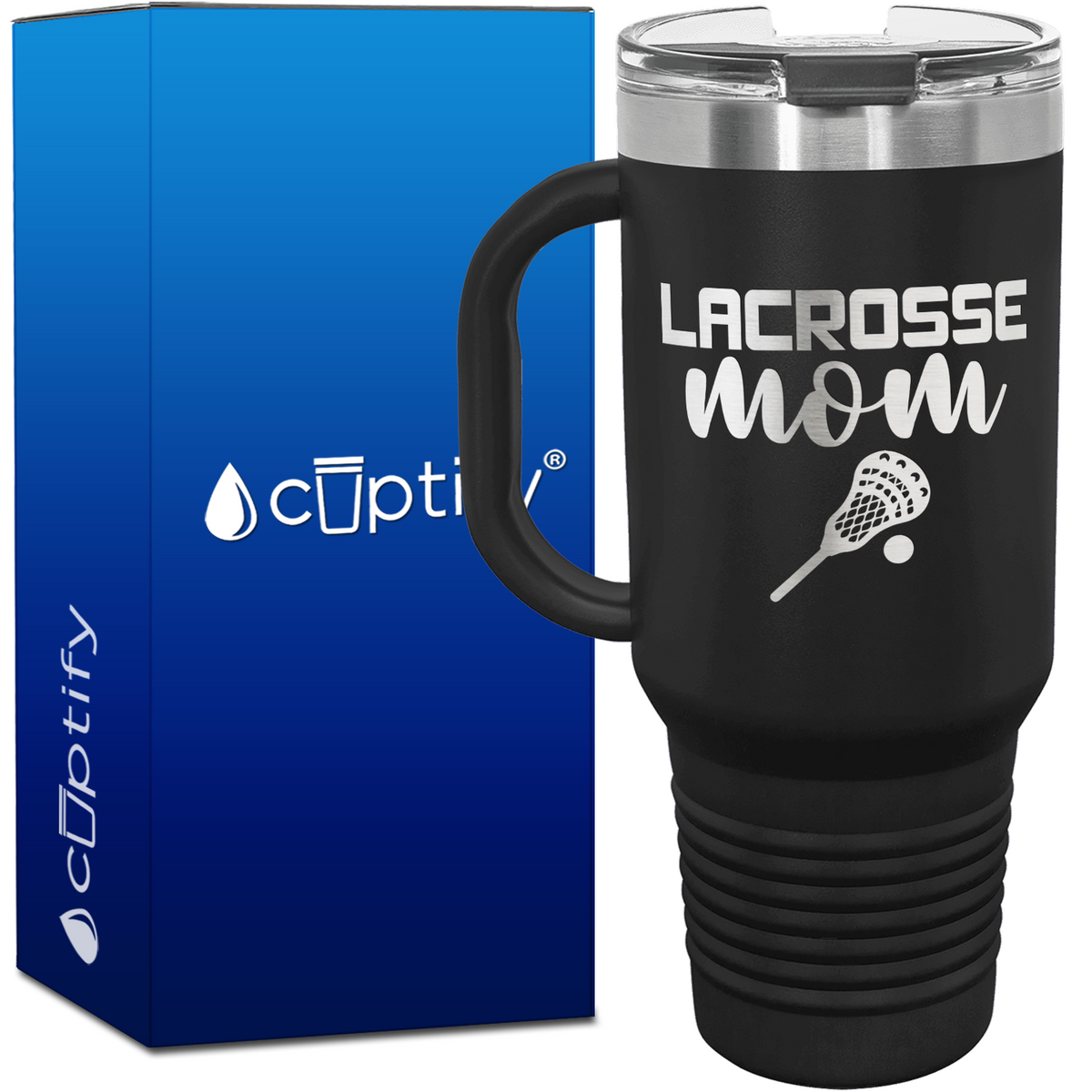 Lacrosse Mom 40oz Lacrosse Travel Mug