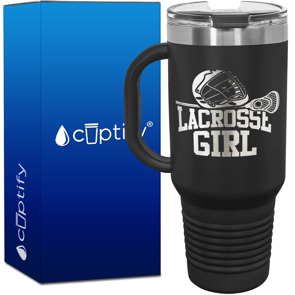 Lacrosse Girl 40oz Lacrosse Travel Mug