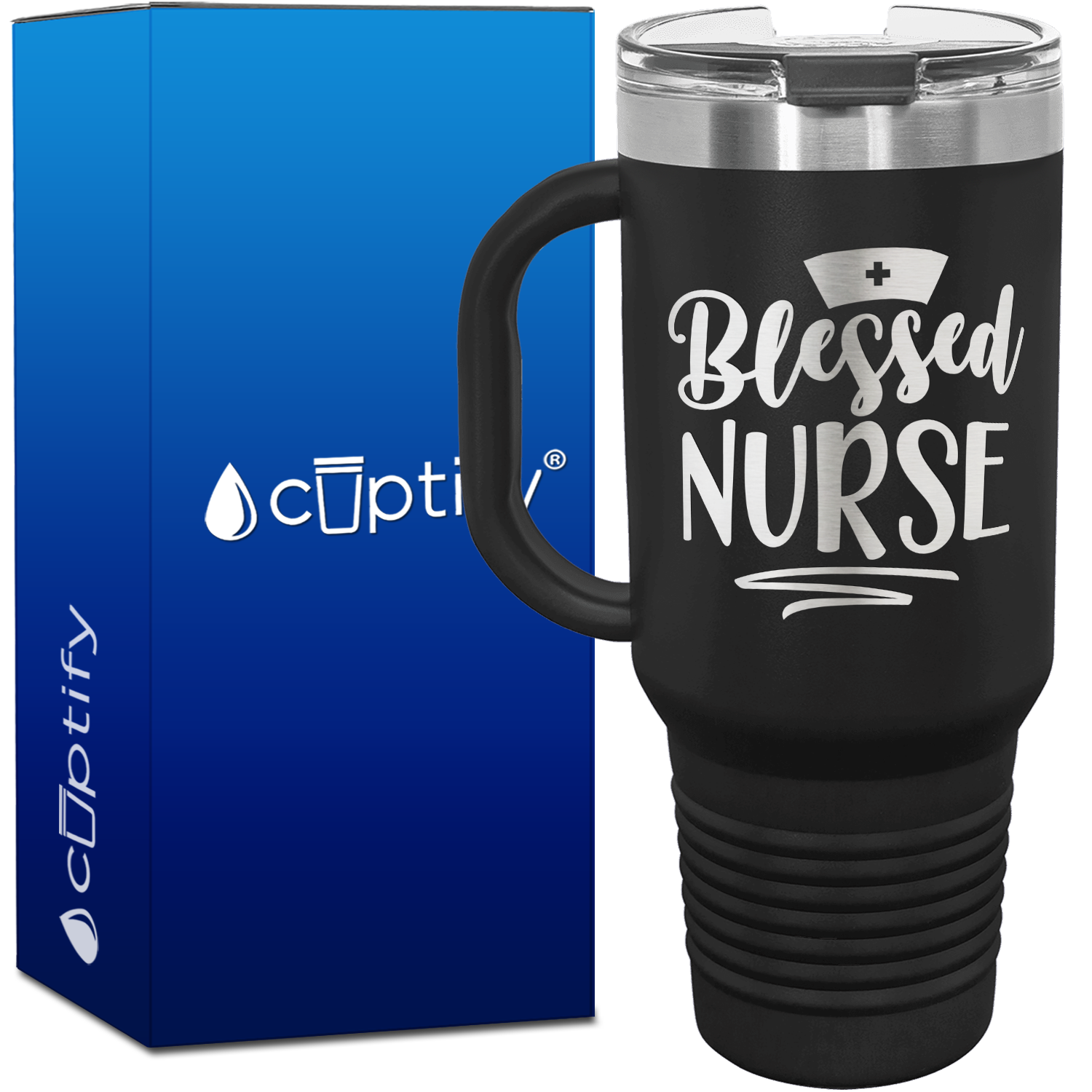 Blessed Nurse 40oz Nurse Travel Mug