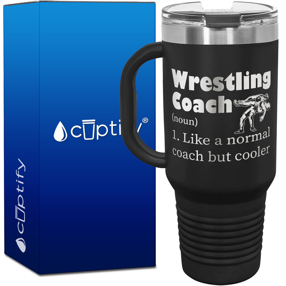 Wrestling Coach Definition 40oz Coach Travel Mug