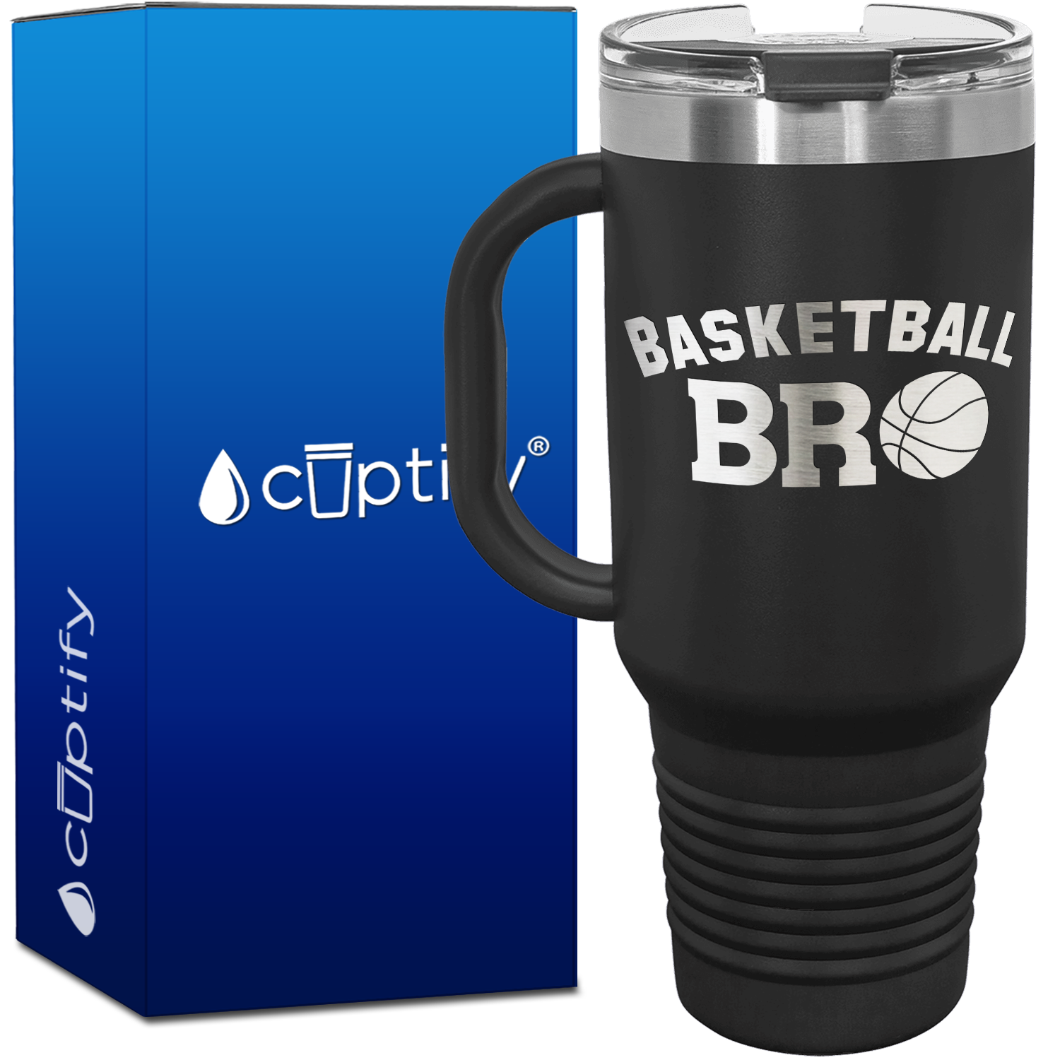 Basketball Bro 40oz Basketball Travel Mug