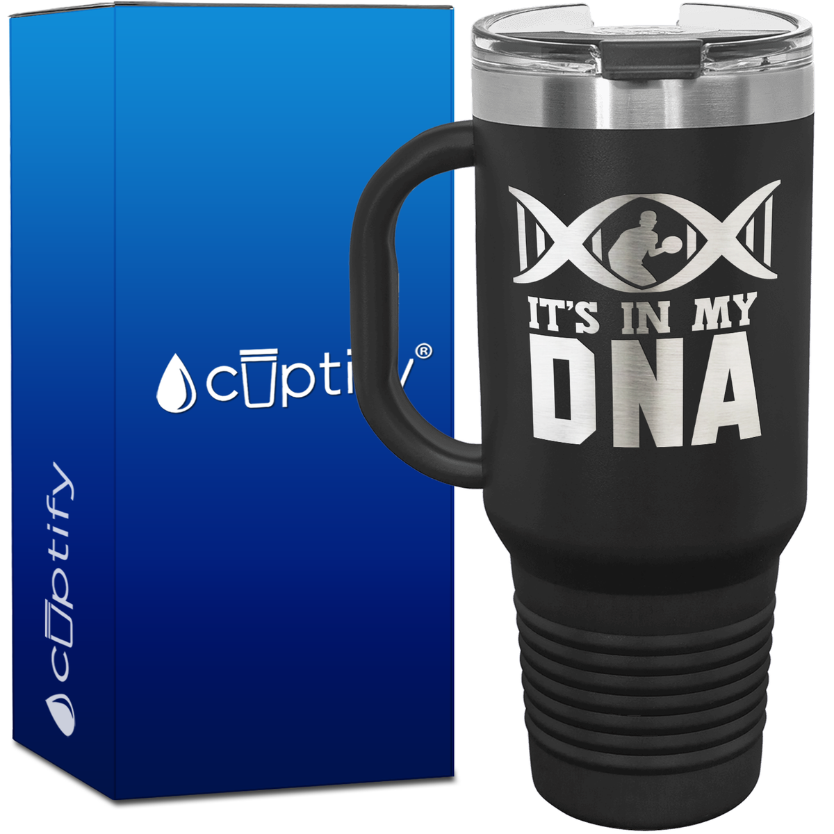 It's in My DNA 40oz Basketball Travel Mug