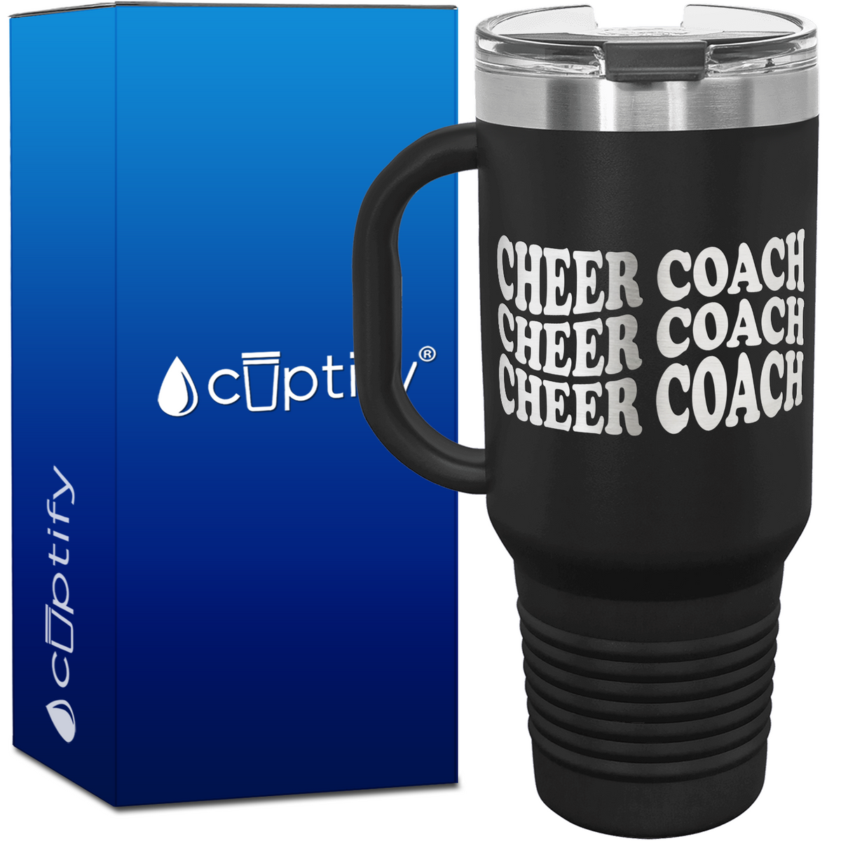 Cheer Coach x3 40oz Cheer Travel Mug