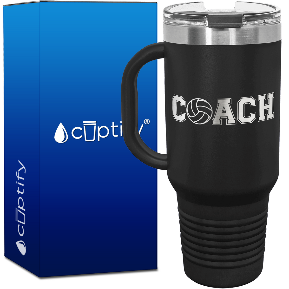 Coach Volleyball 40oz Coach Travel Mug