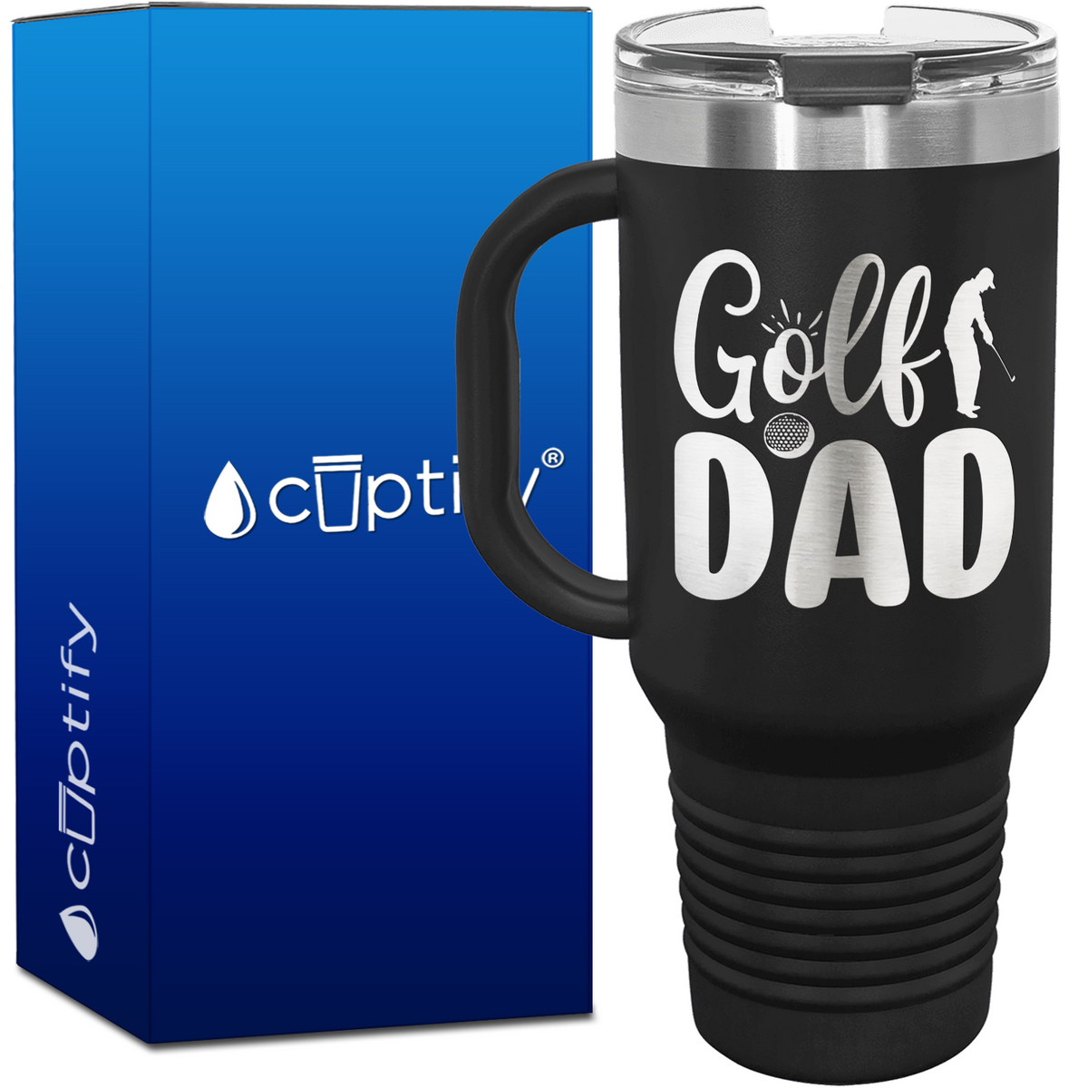 Golf Dad 40oz Golf Travel Mug