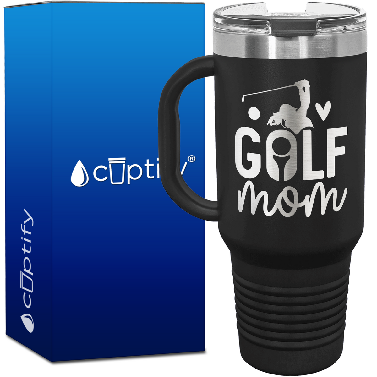 Golf Mom 40oz Golf Travel Mug
