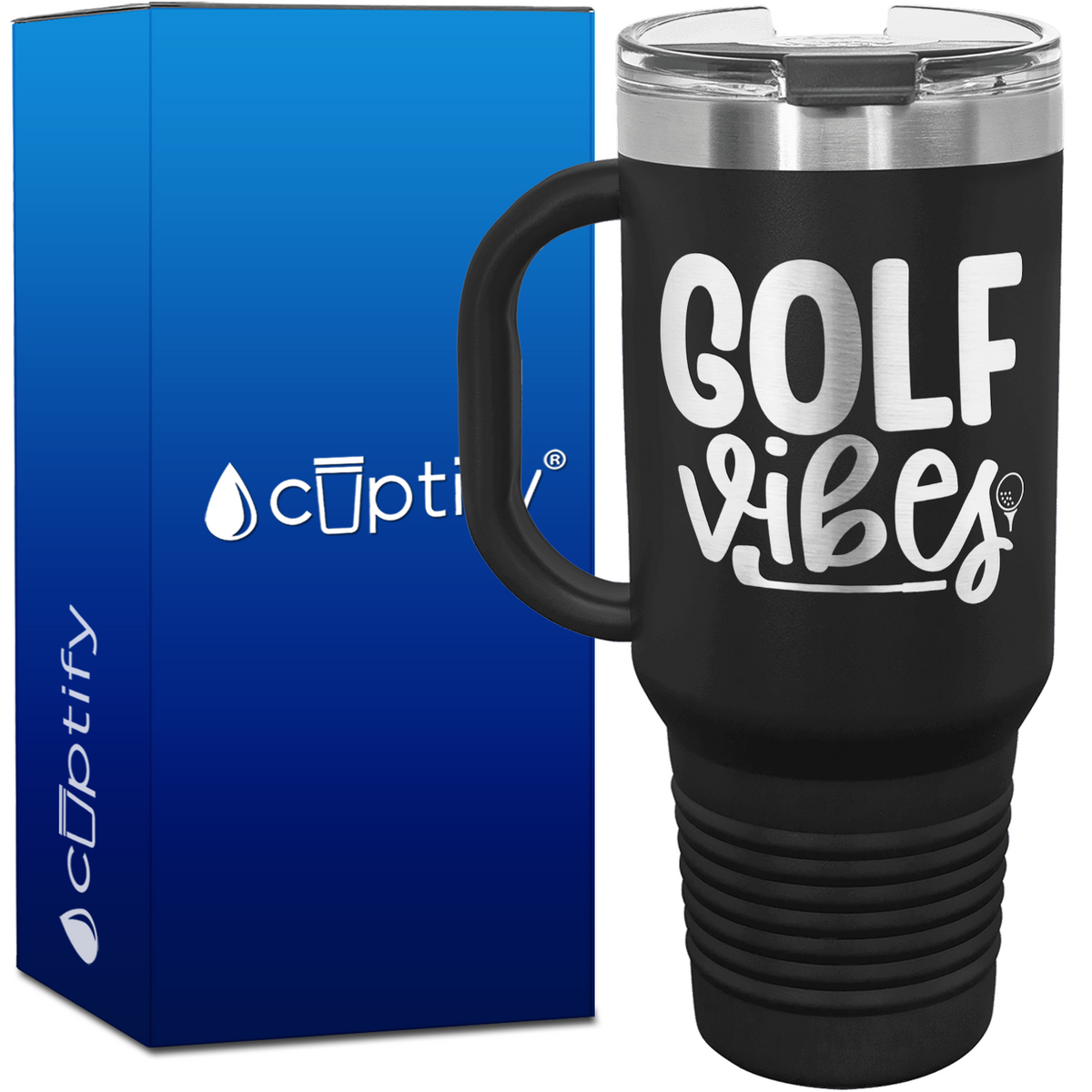 Golf Vibes 40oz Golf Travel Mug