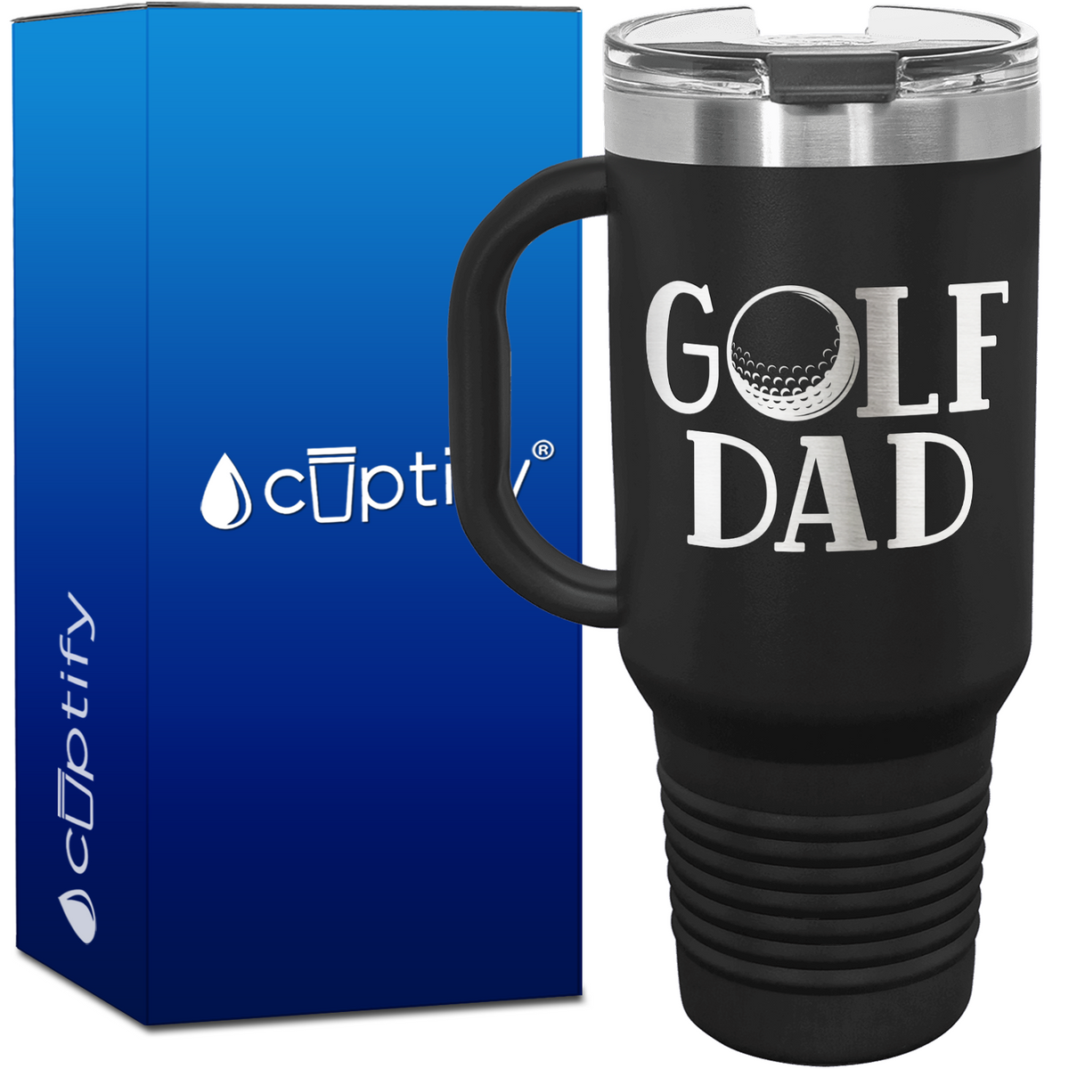 Golf Dad 40oz Golf Travel Mug