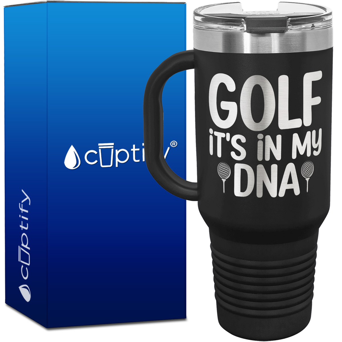 Golf It's In My DNA 40oz Golf Travel Mug