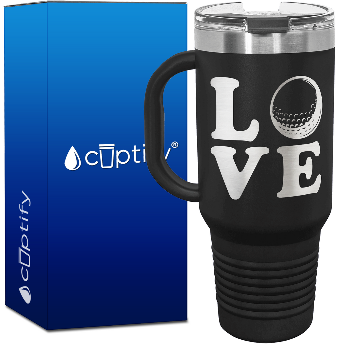Love Golf 40oz Golf Travel Mug