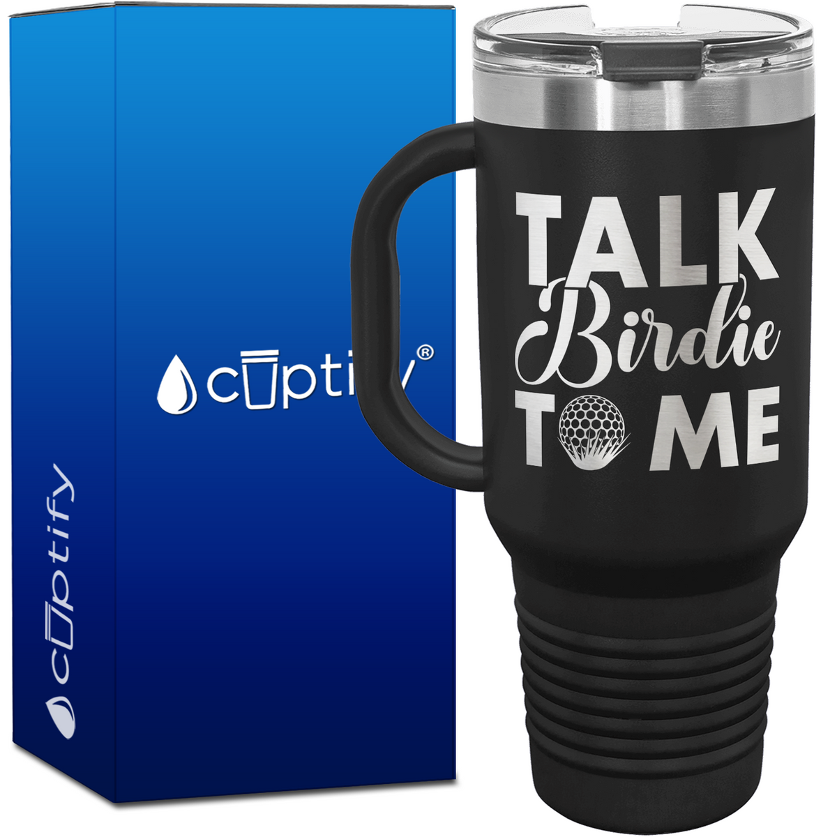 Talk Birdie to Me 40oz Golf Travel Mug