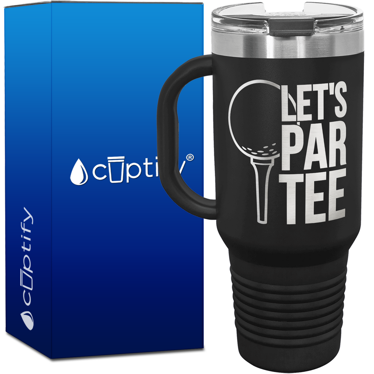 Golf Let's Par Tee 40oz Golf Travel Mug