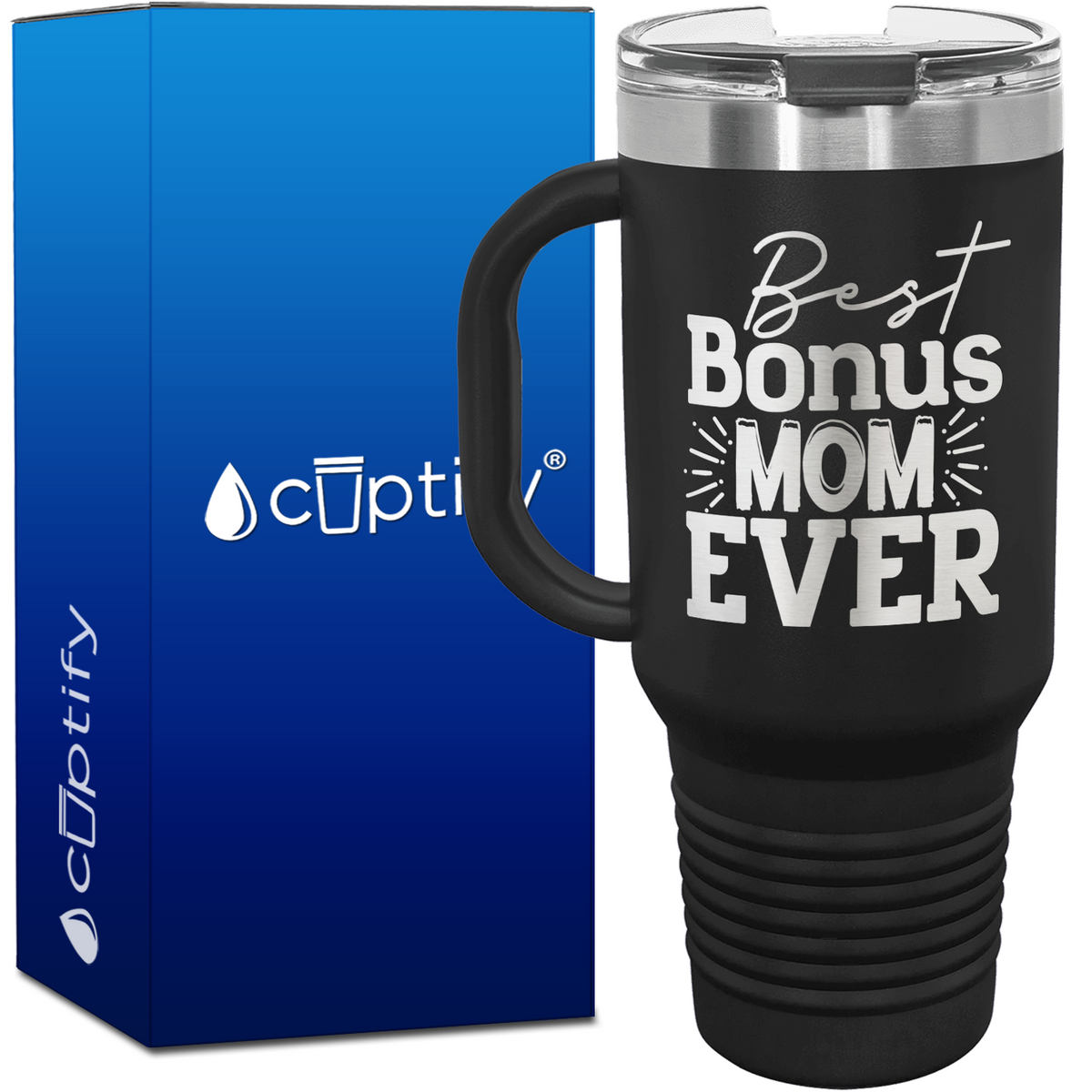 Best Bonus Mom Ever 40oz Mom Travel Mug