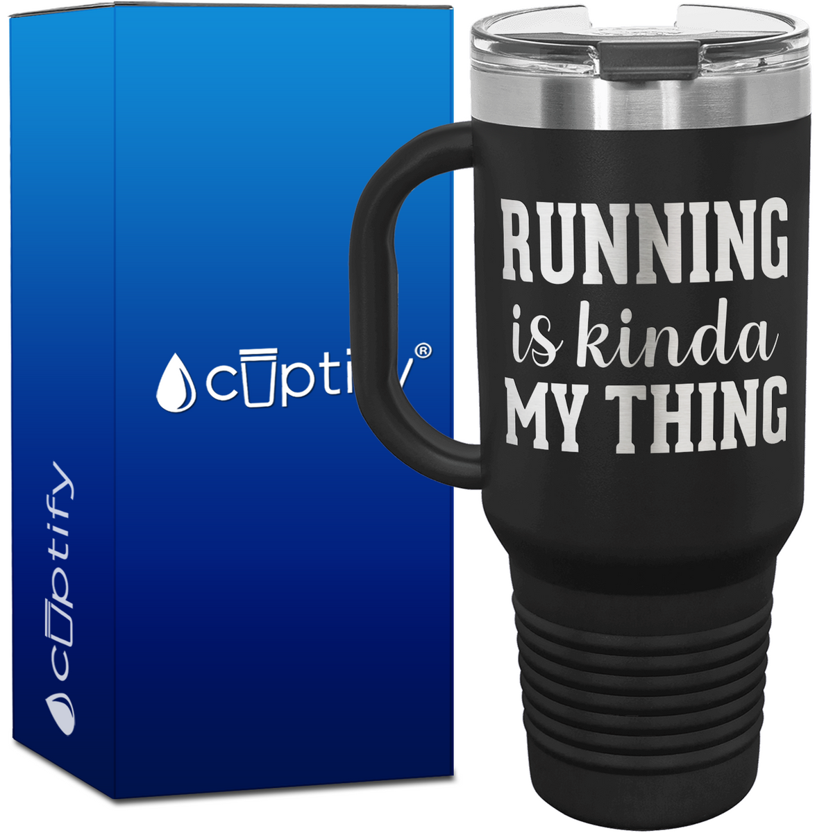 Running is Kinda My Thing 40oz Running Travel Mug