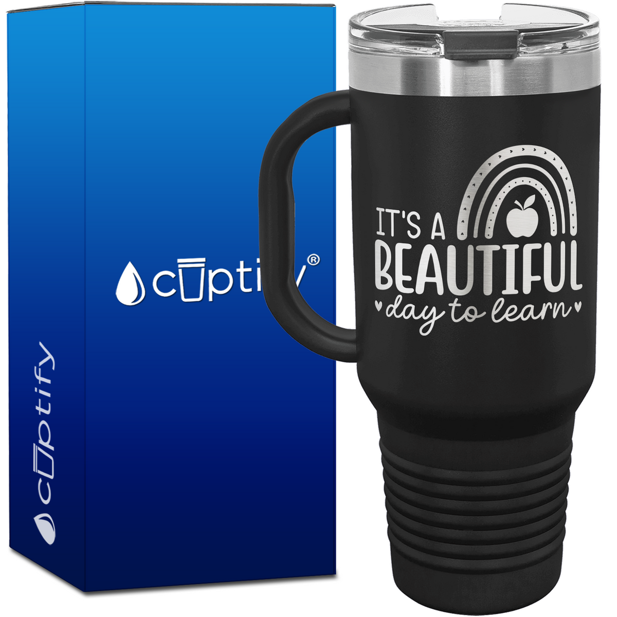 It's a Beautiful Day to Learn 40oz Teacher Travel Mug