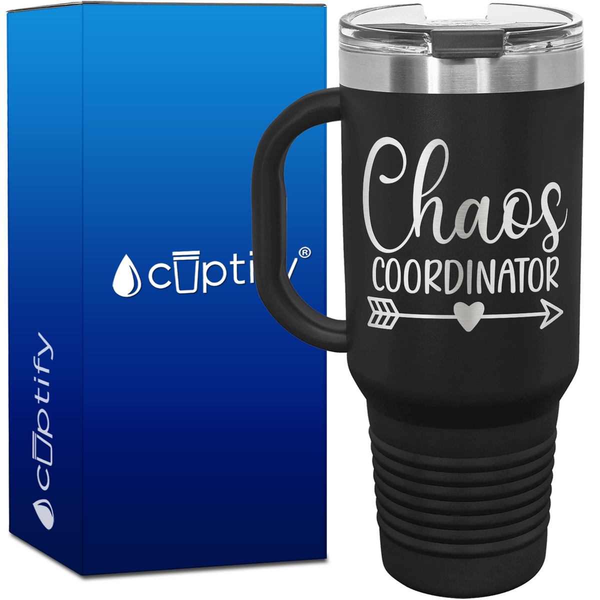 Chaos Coordinator 40oz Teacher Travel Mug