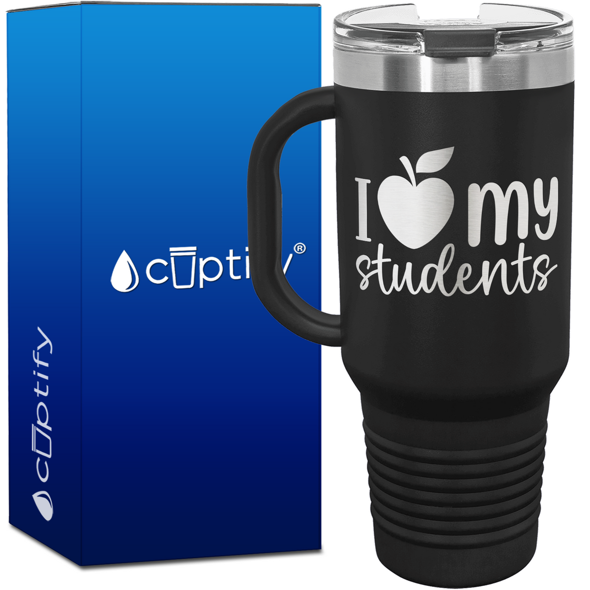 I Love My Students 40oz Teacher Travel Mug