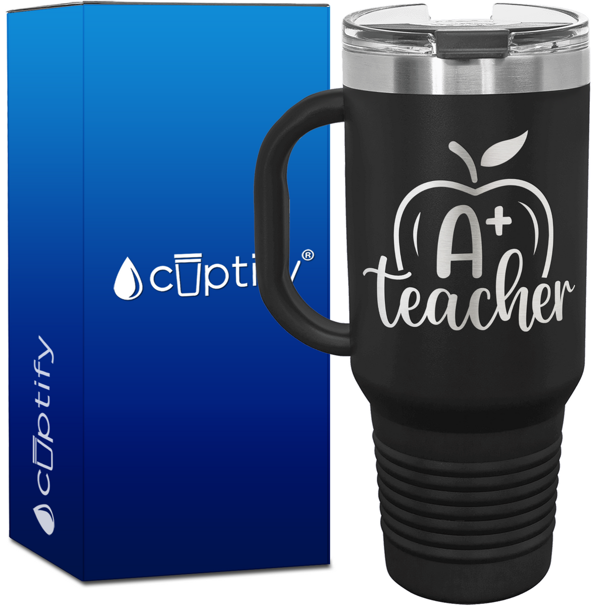 A+ Teacher 40oz Teacher Travel Mug