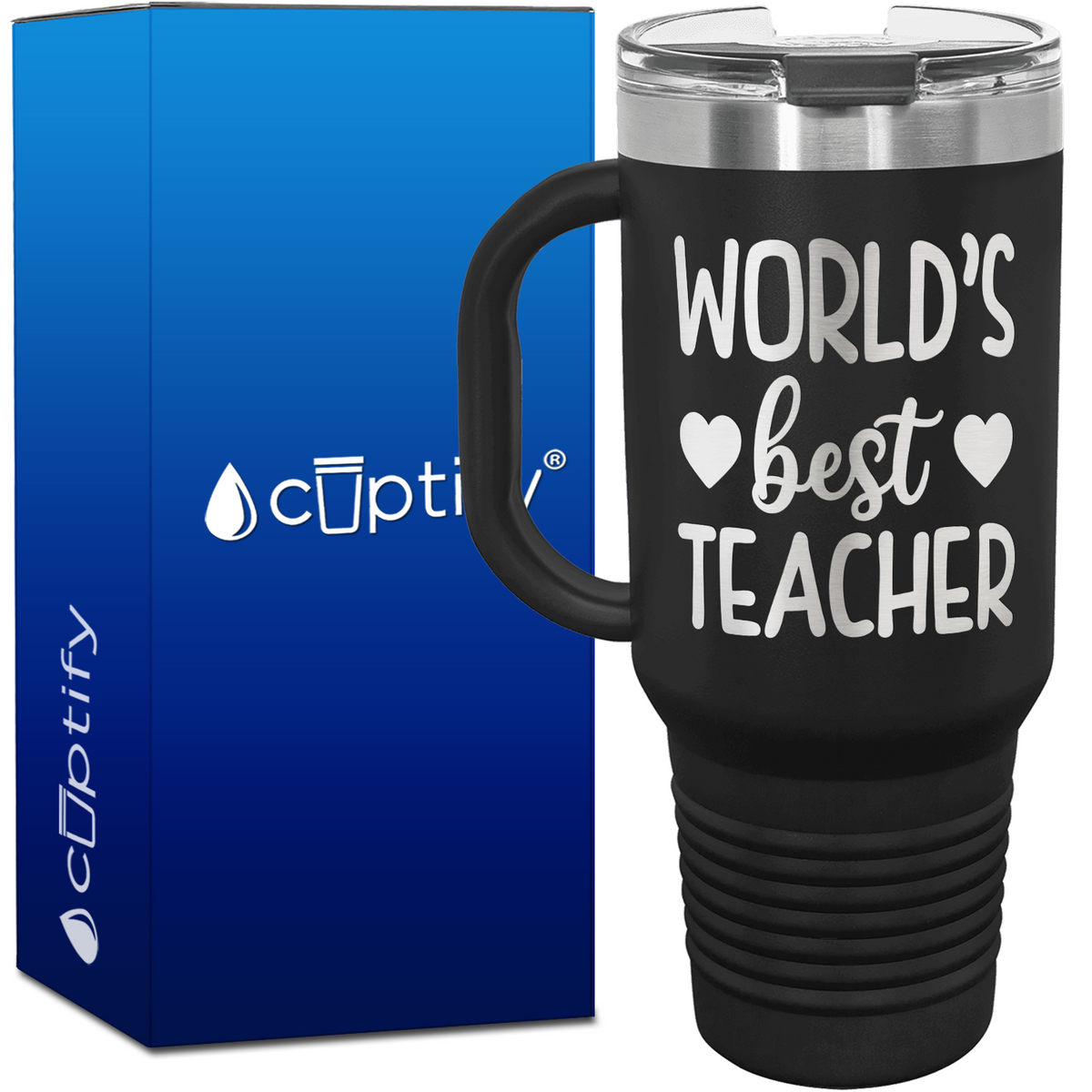 World's Best Teacher 40oz Teacher Travel Mug